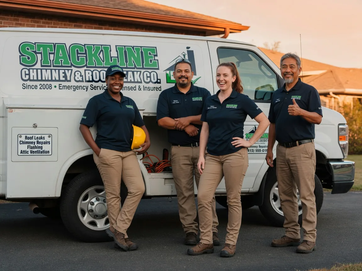 Chimney flashing repair company in Council Bluffs, IA